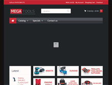Tablet Screenshot of mega-tools.co.uk